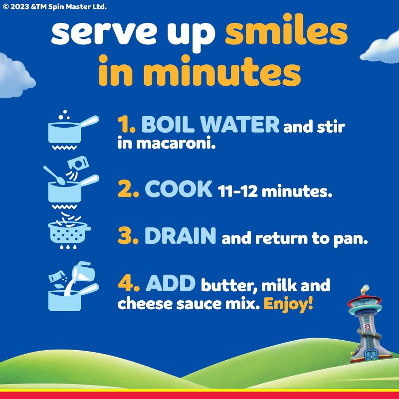 slide 2 of 8, Kraft Macaroni & Cheese Dinner Nickelodeon with Paw Patrol Shapes - 5.5oz, 5.5 oz