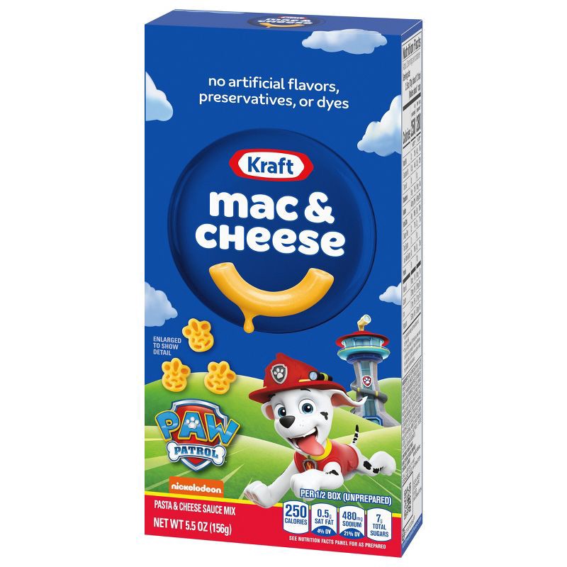 slide 8 of 8, Kraft Macaroni & Cheese Dinner Nickelodeon with Paw Patrol Shapes - 5.5oz, 5.5 oz