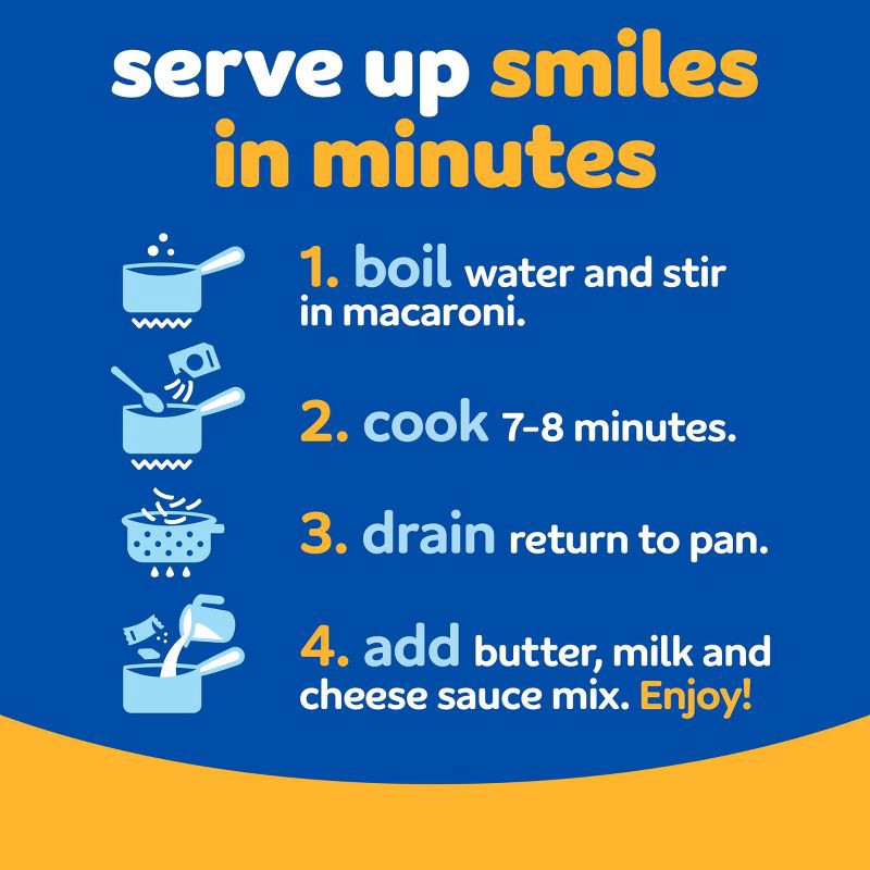 slide 6 of 11, Kraft Original Mac and Cheese Dinner - 7.25oz, 7.25 oz