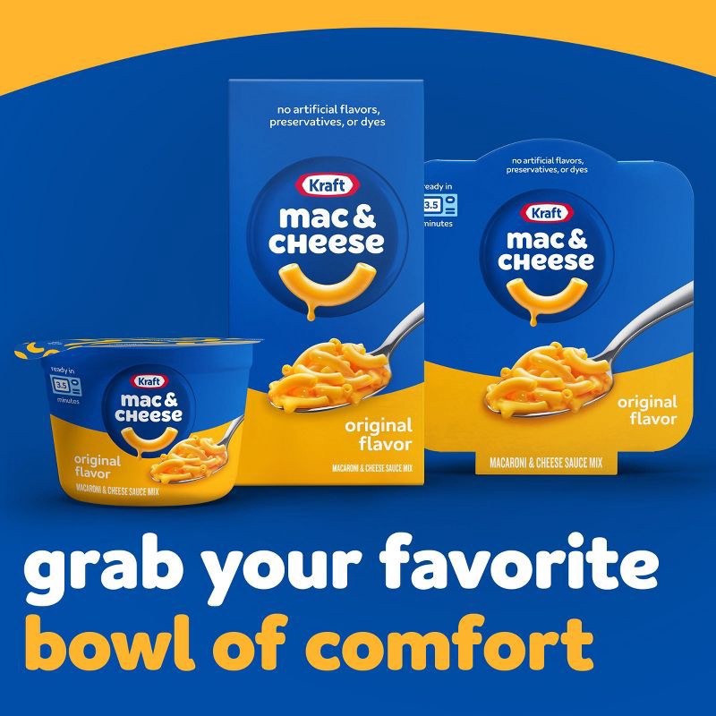 slide 9 of 11, Kraft Original Mac and Cheese Dinner - 7.25oz, 7.25 oz