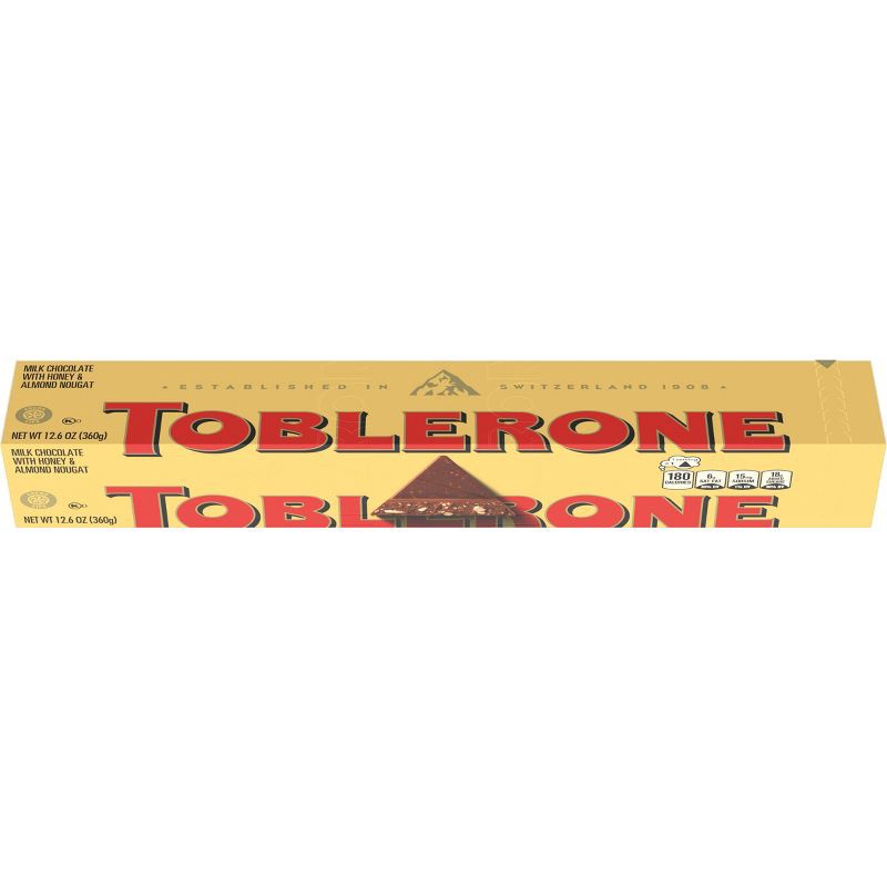 slide 13 of 17, TOBLERONE Swiss Milk Chocolate Candy Bar - 12.6oz, 12.6 oz