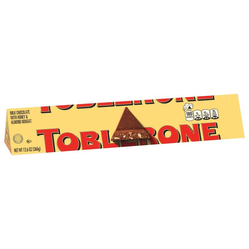 slide 8 of 17, TOBLERONE Swiss Milk Chocolate Candy Bar - 12.6oz, 12.6 oz