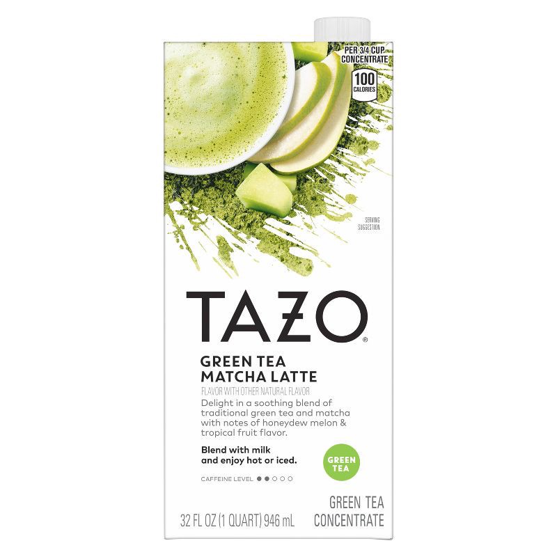 slide 6 of 9, Tazo Matcha Latte Green Tea Concentrate - 32 fl oz, 32 fl oz