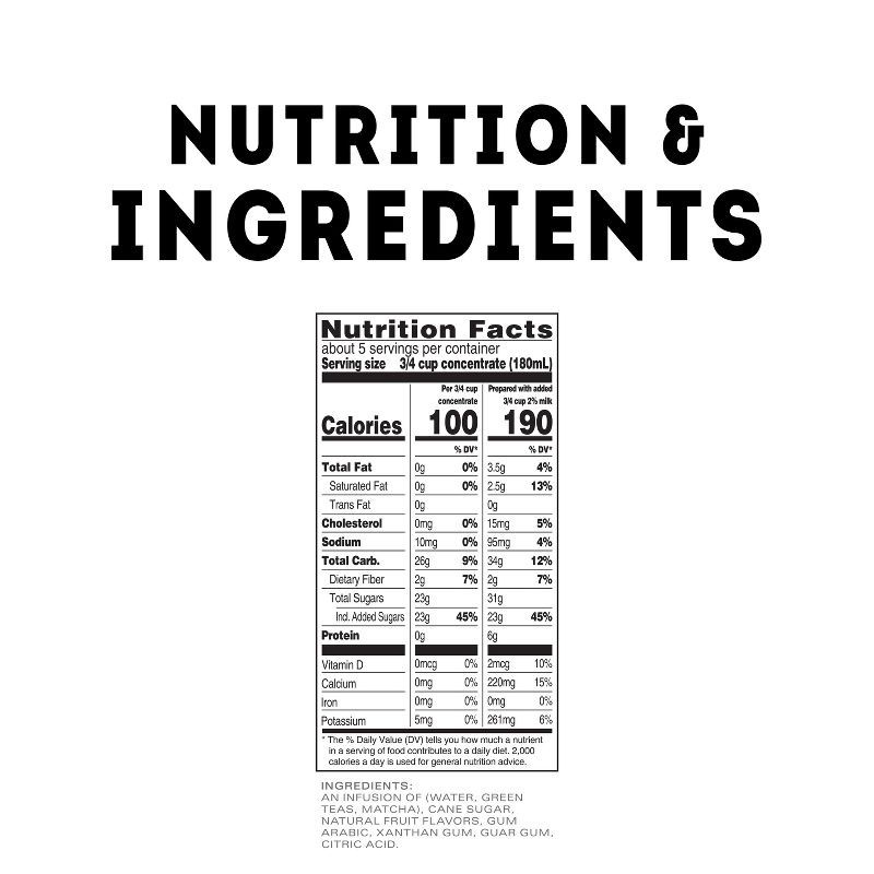 slide 7 of 9, Tazo Matcha Latte Green Tea Concentrate - 32 fl oz, 32 fl oz