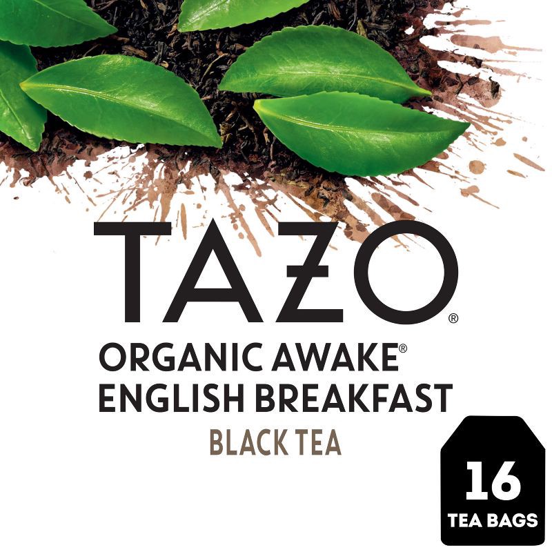 slide 12 of 14, Tazo Organic Awake English Breakfast Black Tea - 16ct, 16 ct