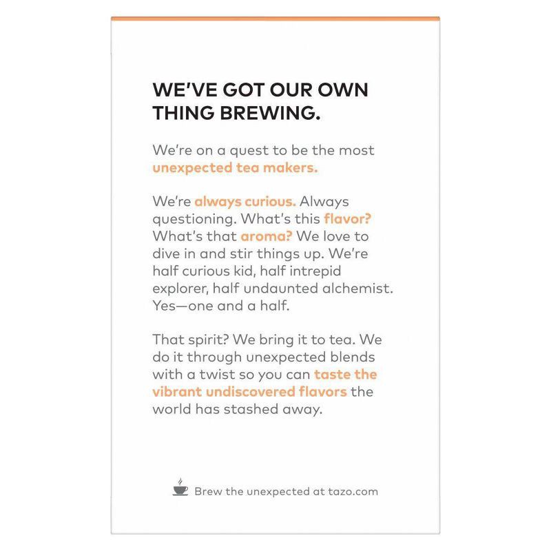 slide 2 of 3, Tazo Wild Sweet Orange Caffeine-Free Herbal Tea Bags - 20ct, 20 ct