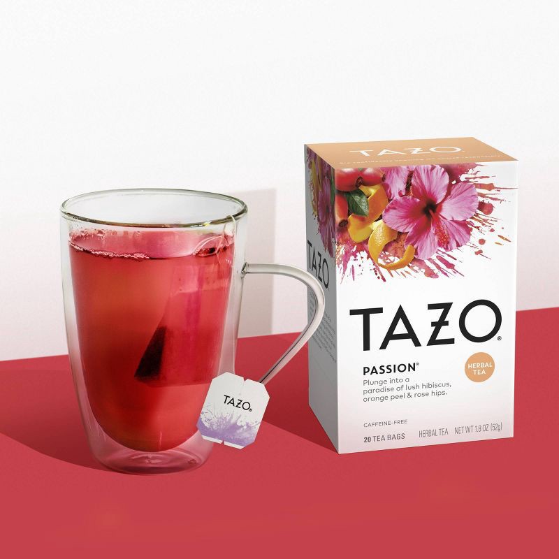 slide 6 of 14, Tazo Passion Herbal Tea - 20ct, 20 ct