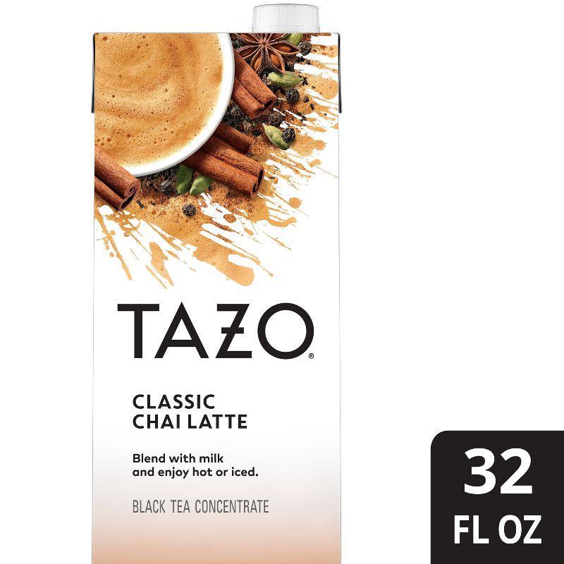 slide 15 of 16, Tazo Classic Latte Chai Black Tea - 32oz, 32 oz