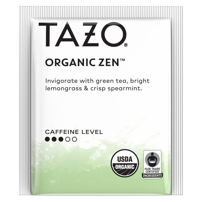 slide 13 of 14, Tazo Organic Zen Green Tea - 16ct/1.2oz, 16 ct, 1.2 oz