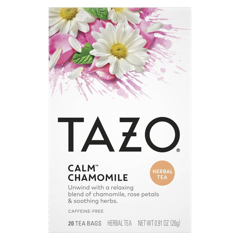 slide 1 of 8, Tazo Calm Chamomile Herbal Tea - 20ct, 20 ct