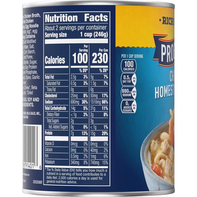 slide 5 of 8, Progresso Rich & Hearty Chicken & Homestyle Noodle Soup - 19oz, 19 oz