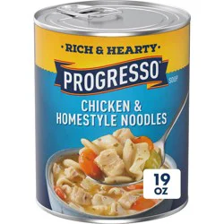 Progresso Rich & Hearty Chicken & Homestyle Noodle Soup - 19oz