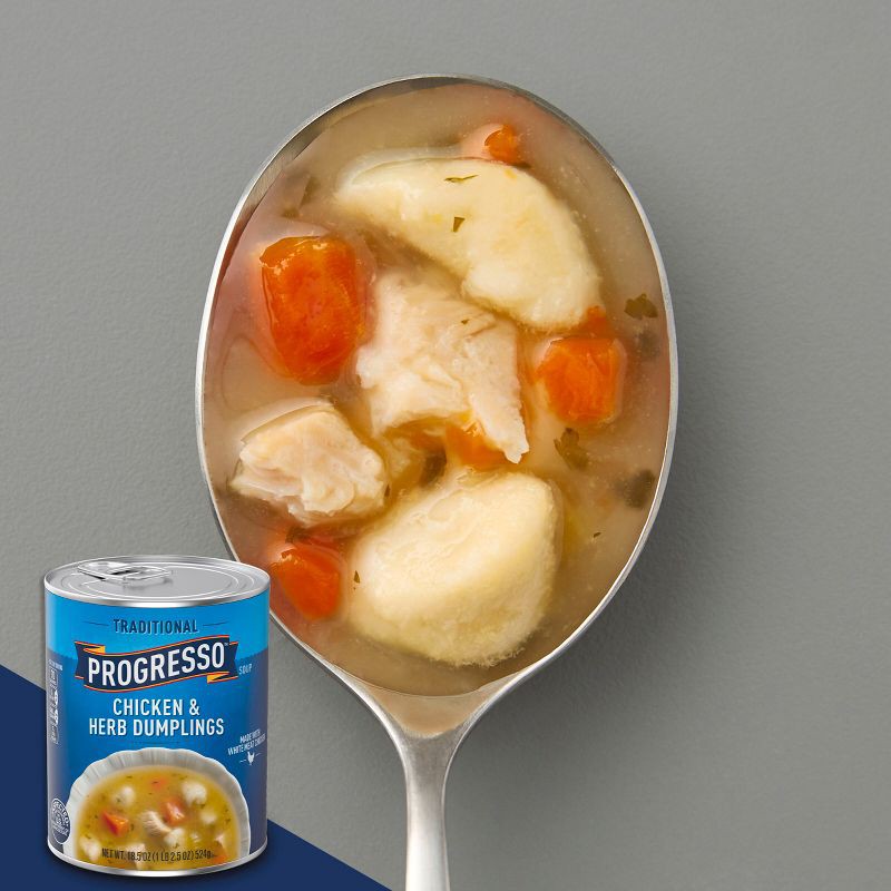 slide 3 of 8, Progresso Traditional Chicken & Herb Dumpling Soup - 18.5oz, 18.5 oz