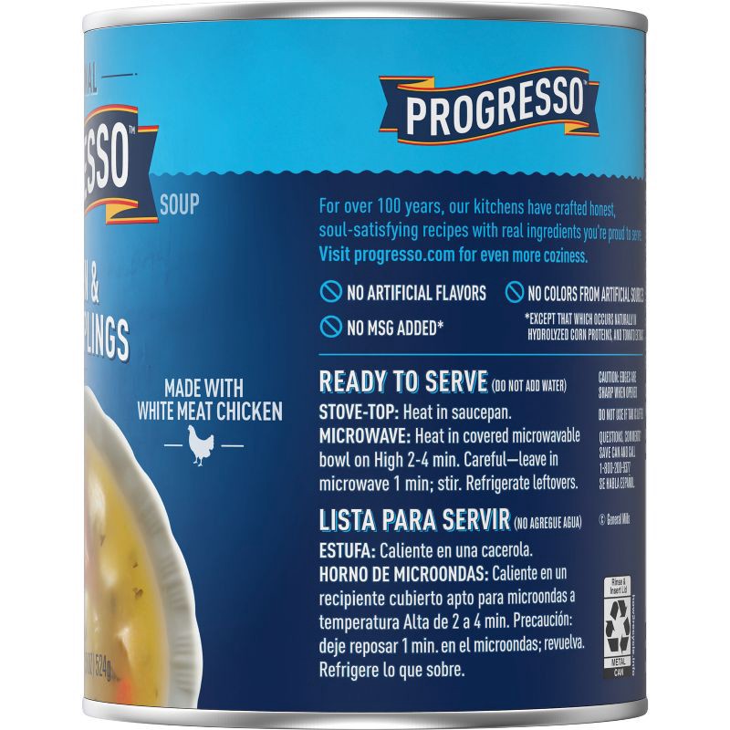 slide 6 of 8, Progresso Traditional Chicken & Herb Dumpling Soup - 18.5oz, 18.5 oz