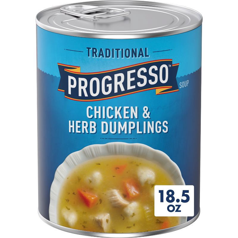 slide 1 of 8, Progresso Traditional Chicken & Herb Dumpling Soup - 18.5oz, 18.5 oz