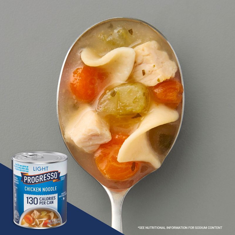 slide 3 of 8, Progresso Light Chicken Noodle Soup - 18.5oz, 18.5 oz