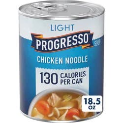 Progresso Light Chicken Noodle Soup - 18.5oz: No Artificial Flavors, No Artificial Sweeteners, Low Fat