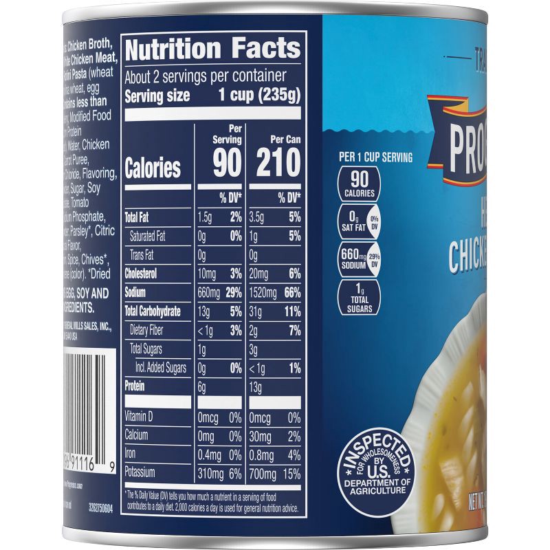 slide 5 of 8, Progresso Traditional Hearty Chicken & Rotini Soup - 19oz, 19 oz