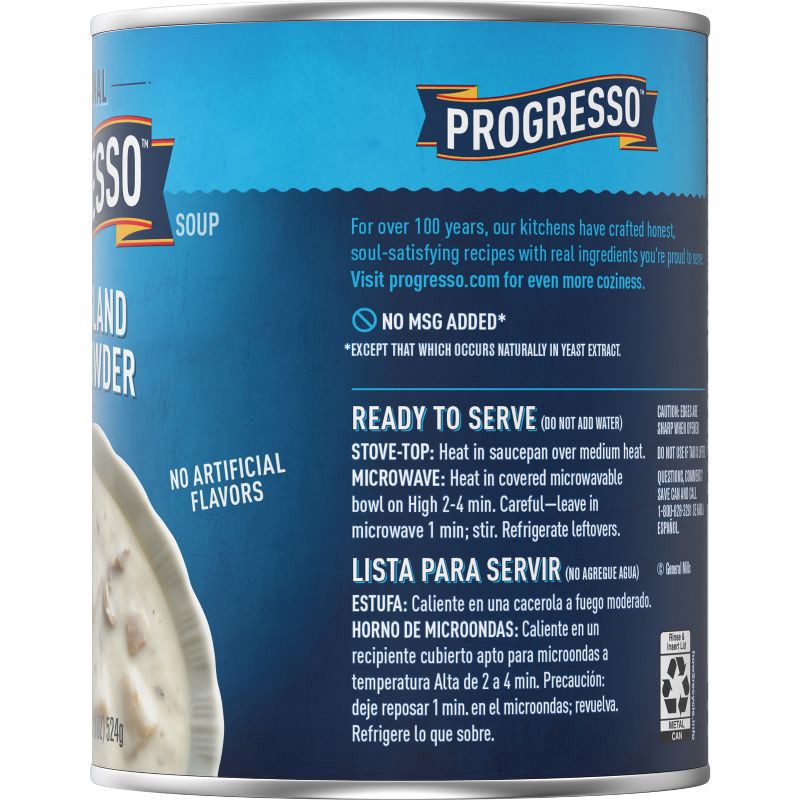 slide 6 of 9, Progresso Gluten Free Traditional New England Clam Chowder - 18.5oz, 18.5 oz