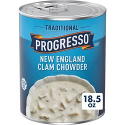 Progresso Gluten Free Traditional New England Clam Chowder - 18.5oz: No Artificial Flavors, No artificial Sweeteners, No High Fructose Corn Syrup