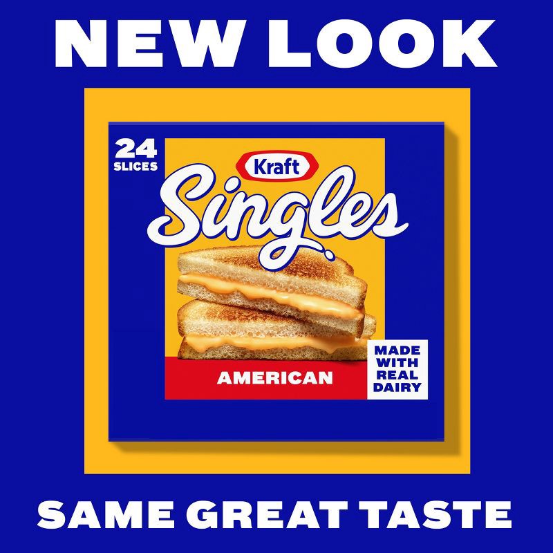 slide 2 of 9, Kraft Singles American Cheese Slices - 16oz/24ct, 24 ct; 16 oz