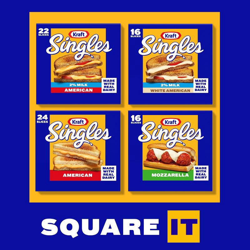 slide 8 of 9, Kraft Singles American Cheese Slices - 16oz/24ct, 24 ct; 16 oz