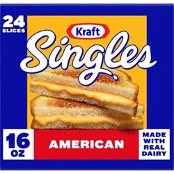 Kraft Singles American Cheese Slices - 16oz/24ct