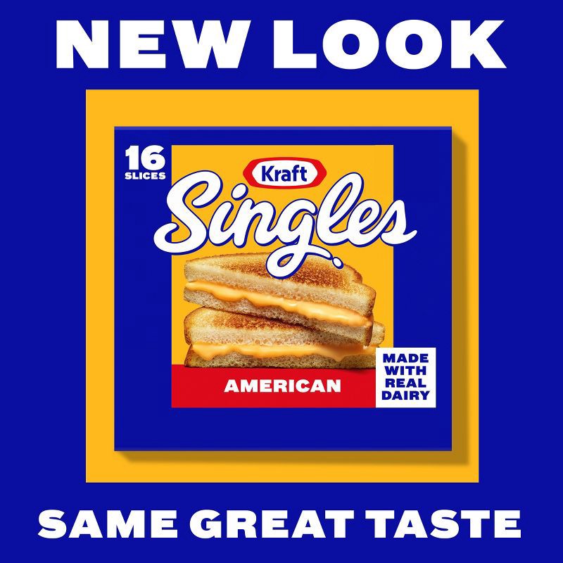 slide 2 of 9, Kraft Singles American Cheese Slices - 12oz/16ct, 16 ct; 12 oz