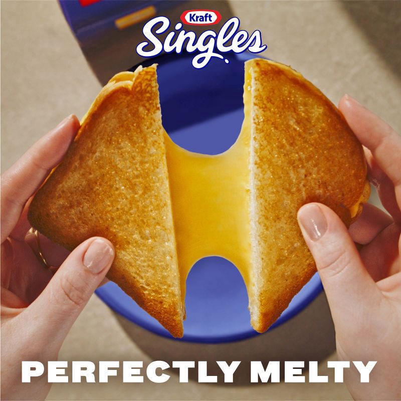 slide 3 of 8, Kraft Singles American Cheese Slices - 12oz/16ct, 16 ct; 12 oz