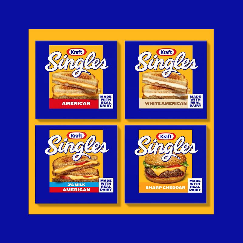 slide 7 of 8, Kraft Singles American Cheese Slices - 12oz/16ct, 16 ct; 12 oz