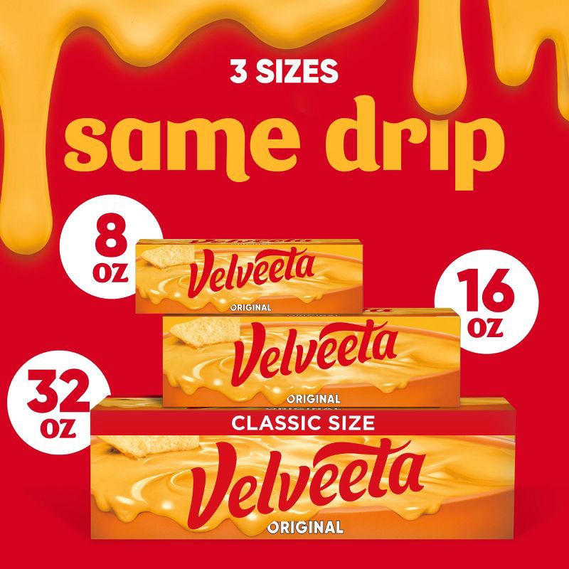 slide 5 of 8, Velveeta Original Prepared Cheese Product - 2lb, 2 lb