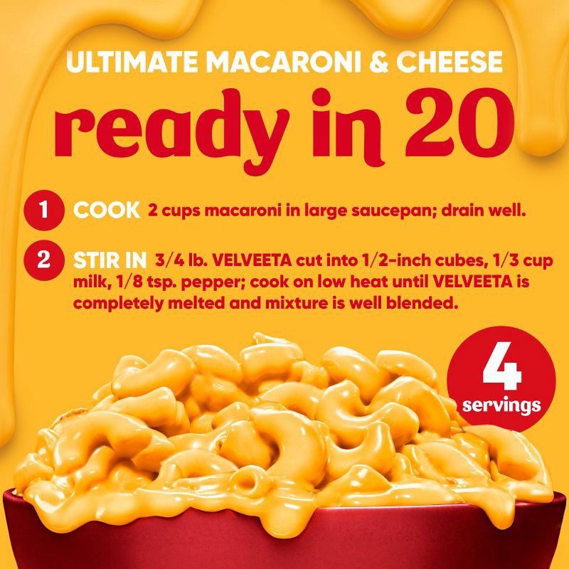 slide 6 of 10, Velveeta Original Prepared Cheese Product - 2lb, 2 lb