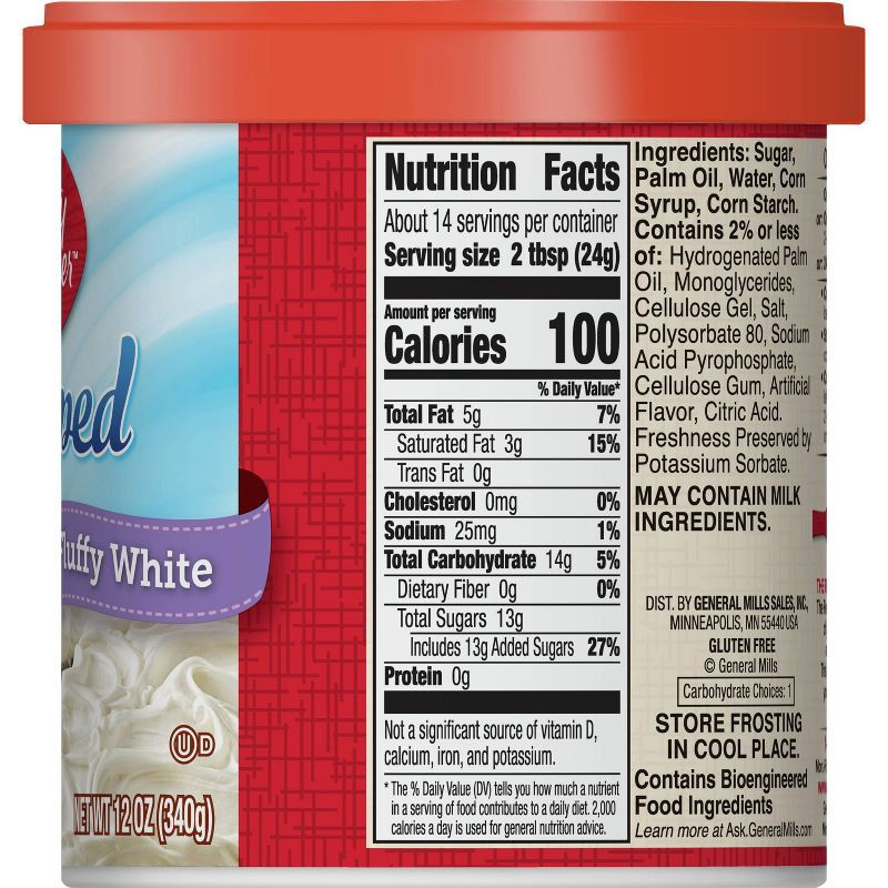 slide 8 of 10, Betty Crocker White Frosting - 12oz, 12 oz