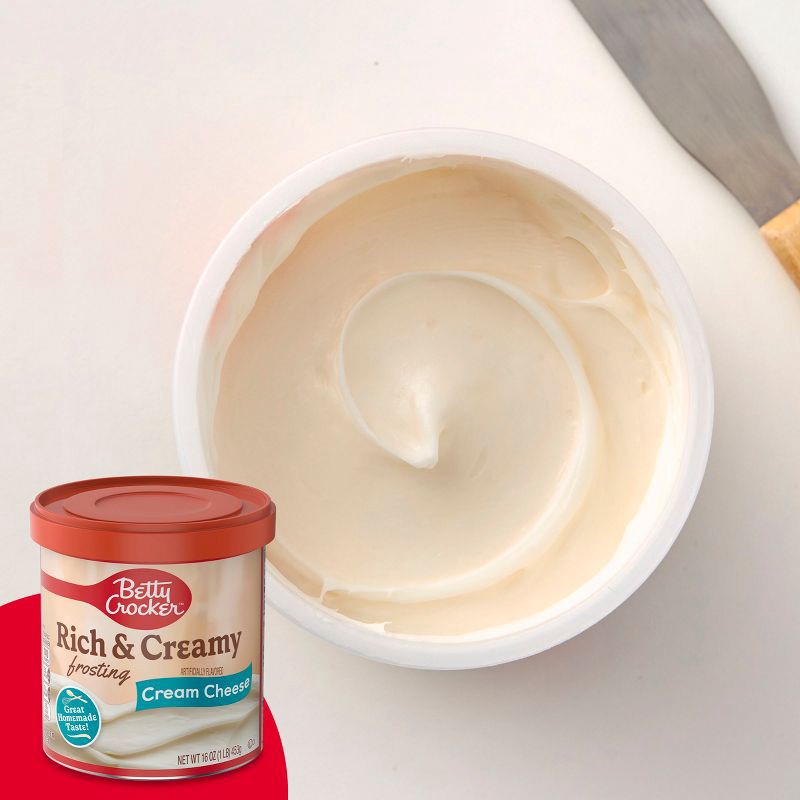 slide 3 of 10, Betty Crocker Rich and Creamy Cream Cheese Frosting - 16oz, 16 oz