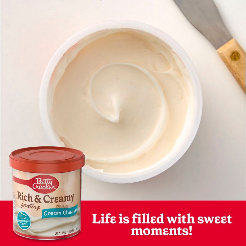 slide 10 of 10, Betty Crocker Rich and Creamy Cream Cheese Frosting - 16oz, 16 oz