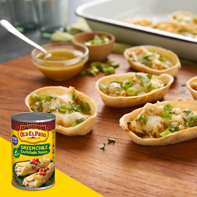 slide 3 of 7, Old El Paso Enchilada Sauce Mild Green Chili 10oz, 10 oz