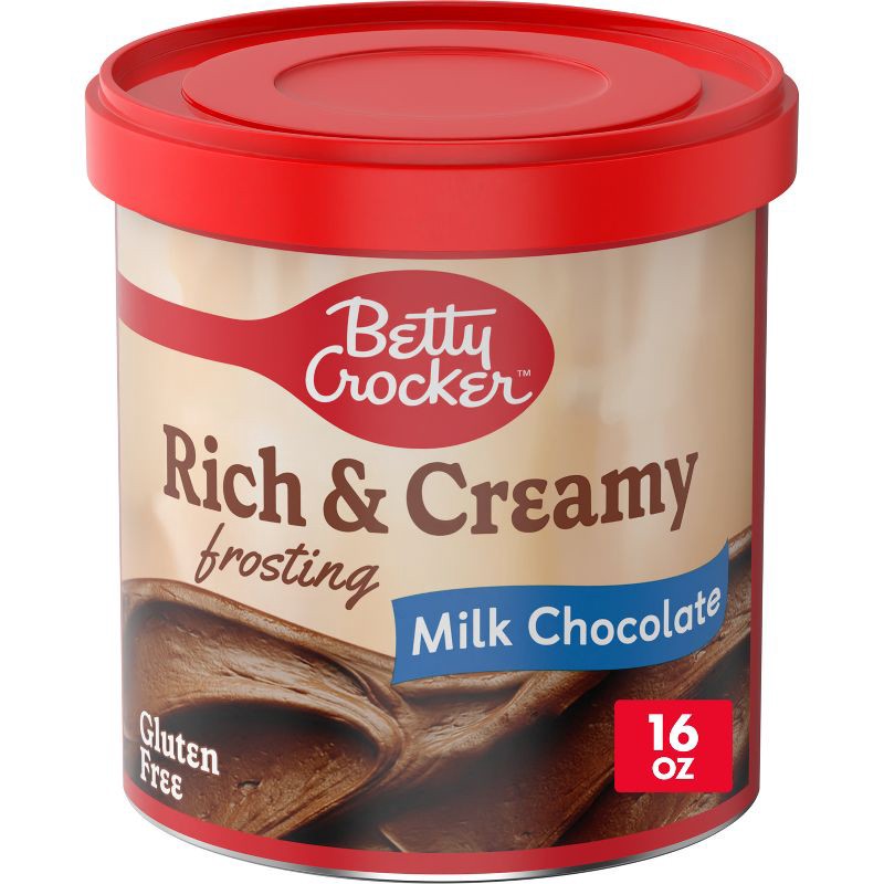 slide 1 of 10, Betty Crocker Rich and Creamy Milk Chocolate Frosting - 16oz, 16 oz