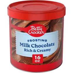Betty Crocker Rich and Creamy Milk Chocolate Frosting - 16oz: Gluten-Free, Low Sodium