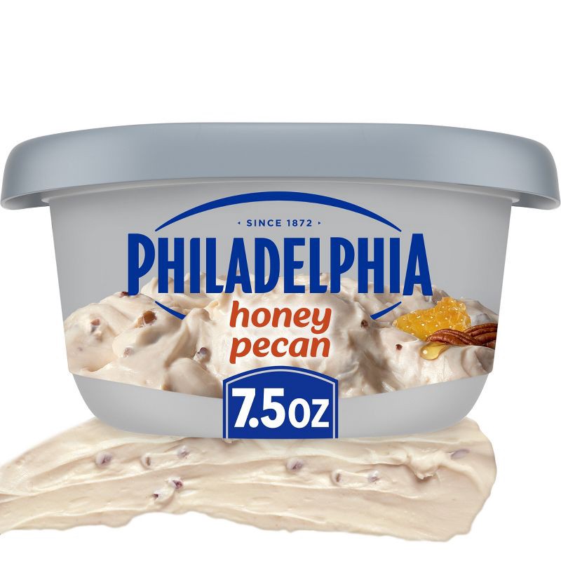 slide 1 of 12, Philadelphia Honey Pecan Cream Cheese Spread - 7.5oz, 7.5 oz