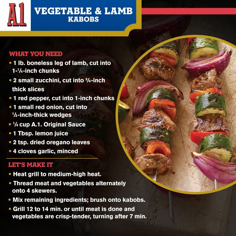 slide 7 of 10, A.1. Steak Sauce - 15oz, 15 oz