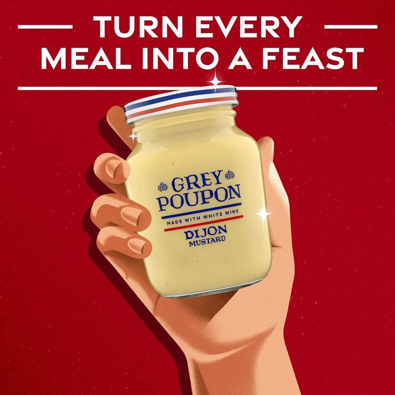 slide 3 of 12, Grey Poupon Dijon Mustard - 8oz, 8 oz
