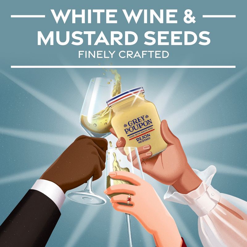 slide 4 of 12, Grey Poupon Dijon Mustard - 8oz, 8 oz