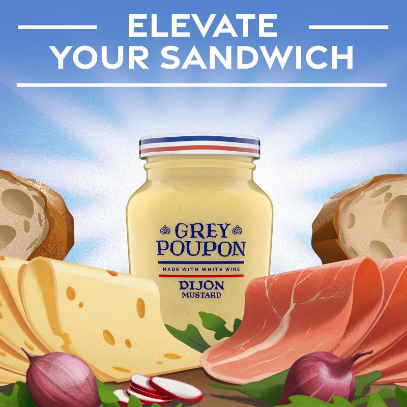 slide 7 of 12, Grey Poupon Dijon Mustard - 8oz, 8 oz