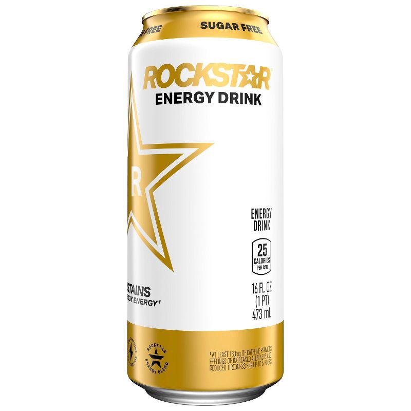 slide 2 of 5, Rockstar Sugar Free Energy Drink - 16 fl oz can, 16 fl oz