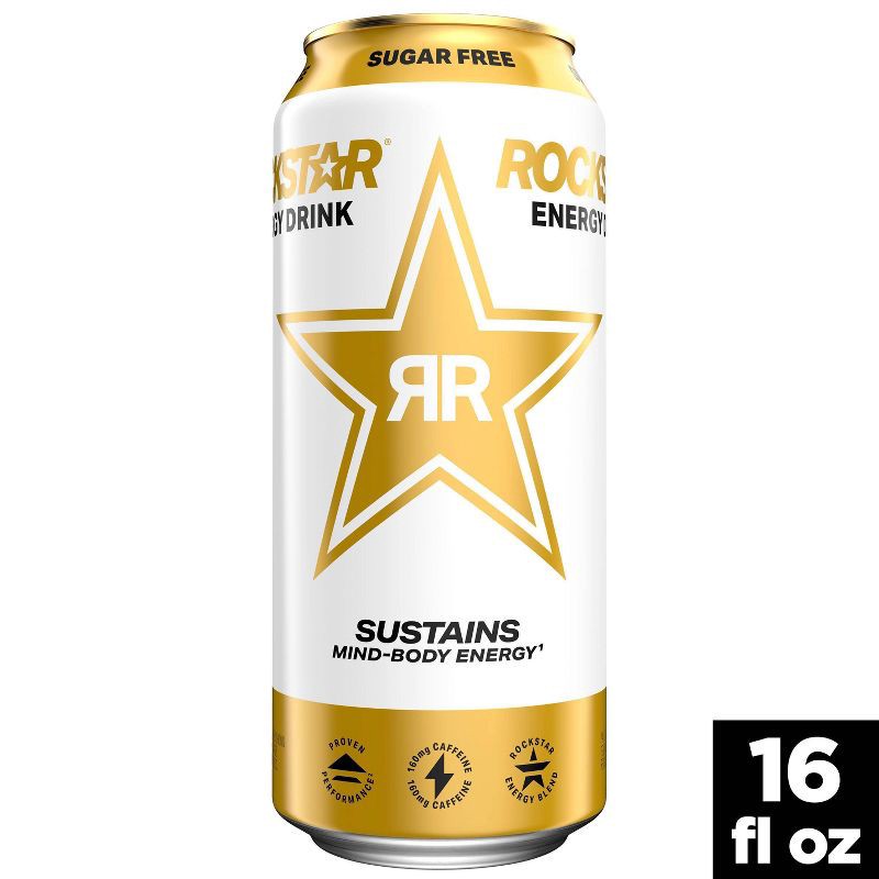 slide 1 of 5, Rockstar Sugar Free Energy Drink - 16 fl oz can, 16 fl oz