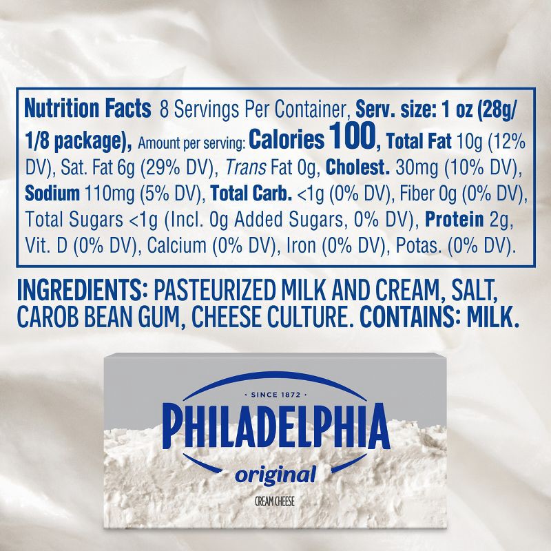 slide 9 of 10, Philadelphia Original Cream Cheese - 8oz, 8 oz