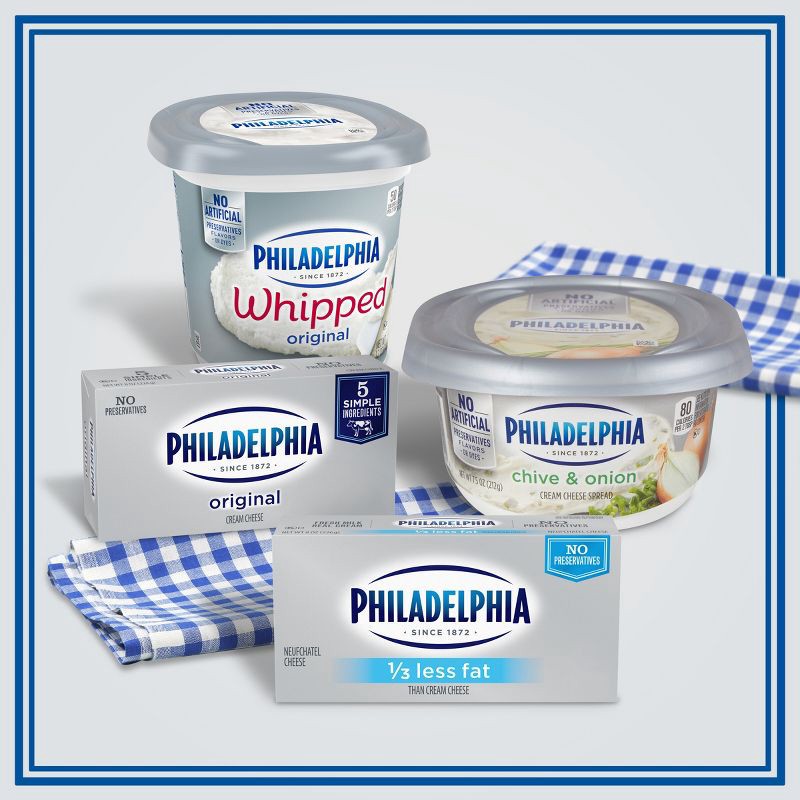 slide 3 of 13, Philadelphia Reduced Fat Neufchatel Cheese - 8oz, 8 oz