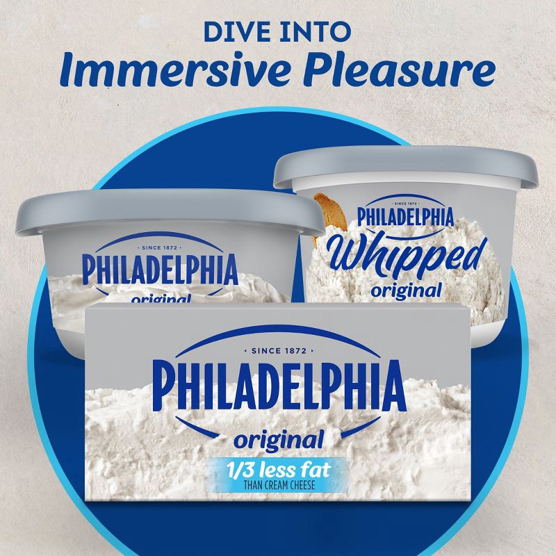 slide 9 of 9, Philadelphia Reduced Fat Neufchatel Cheese - 8oz, 8 oz