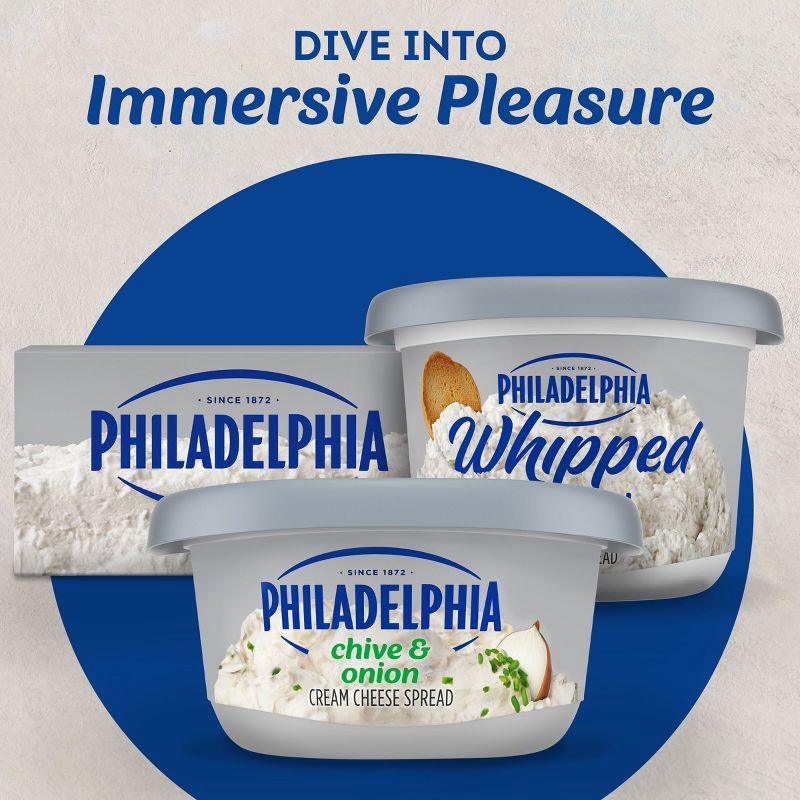 slide 7 of 10, Philadelphia Chive & Onion Cream Cheese Spread - 7.5oz, 7.5 oz