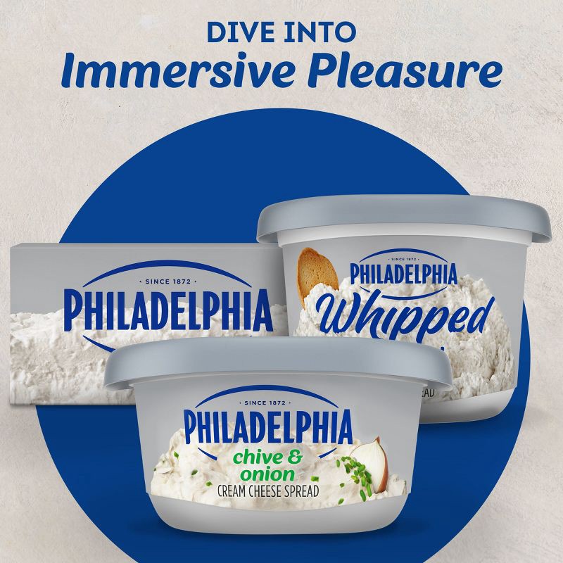 slide 9 of 10, Philadelphia Chive & Onion Cream Cheese Spread - 7.5oz, 7.5 oz